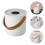 1Stk Moderner Tissue Container Mit Griff Aus ABS Und Leder Weiß 4