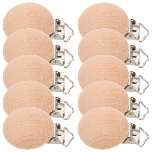 10 Pièces Clips Pour En Bois, , 35mm, Pour Bébé
