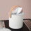 1Stk Moderner Tissue Container Mit Griff Aus ABS Und Leder Weiß 11