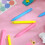 6 Penna Magnetica Per Bambini, Stilo Ricambio Per Lavagnette 6