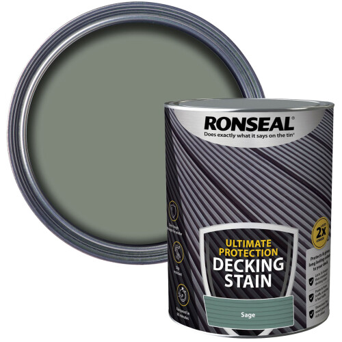 Ronseal Ronseal Ultimate Protection Decking Stain Sage 5 litre 39222