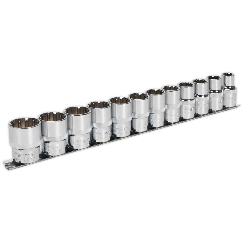 Sealey AK70612 Socket Set 12pc 1/2"Sq Drive Total Drive