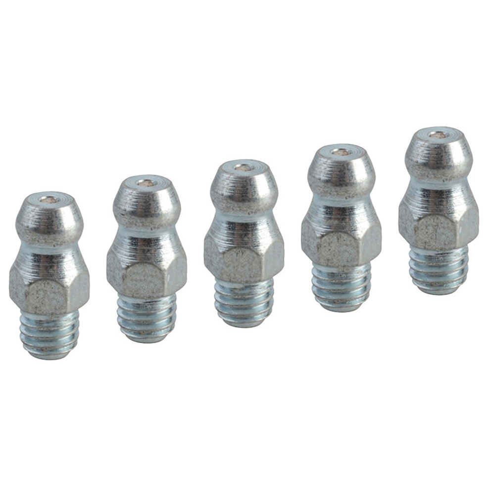 Faithfull Grease Nipple Straight M6 X 1.0 (Pack 5)