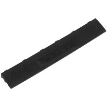 Polypropylene Floor Tile Edge 400 x 60mm Black Female - Pack of 6