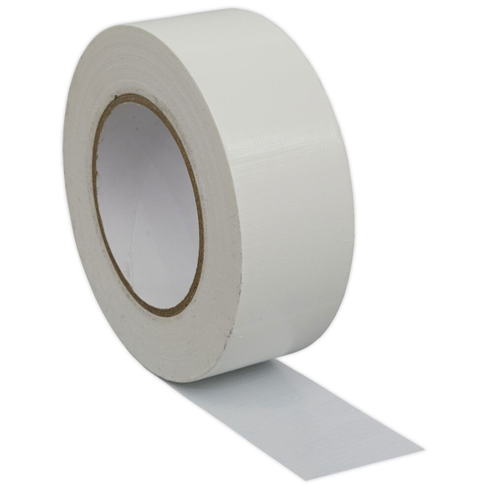 Sealey Duct Tape 50Mm X 50M White