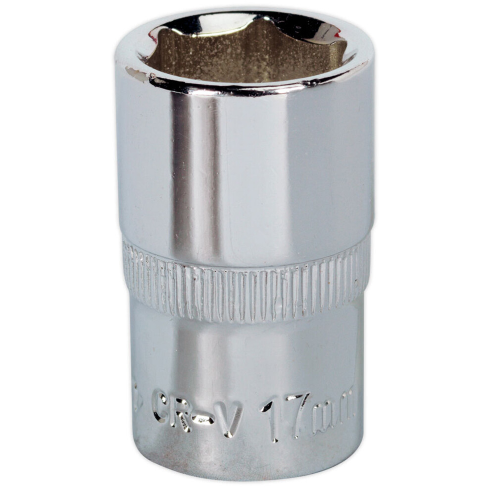 WallDrive® Socket 17mm 1/2"Sq Drive Fully Polished