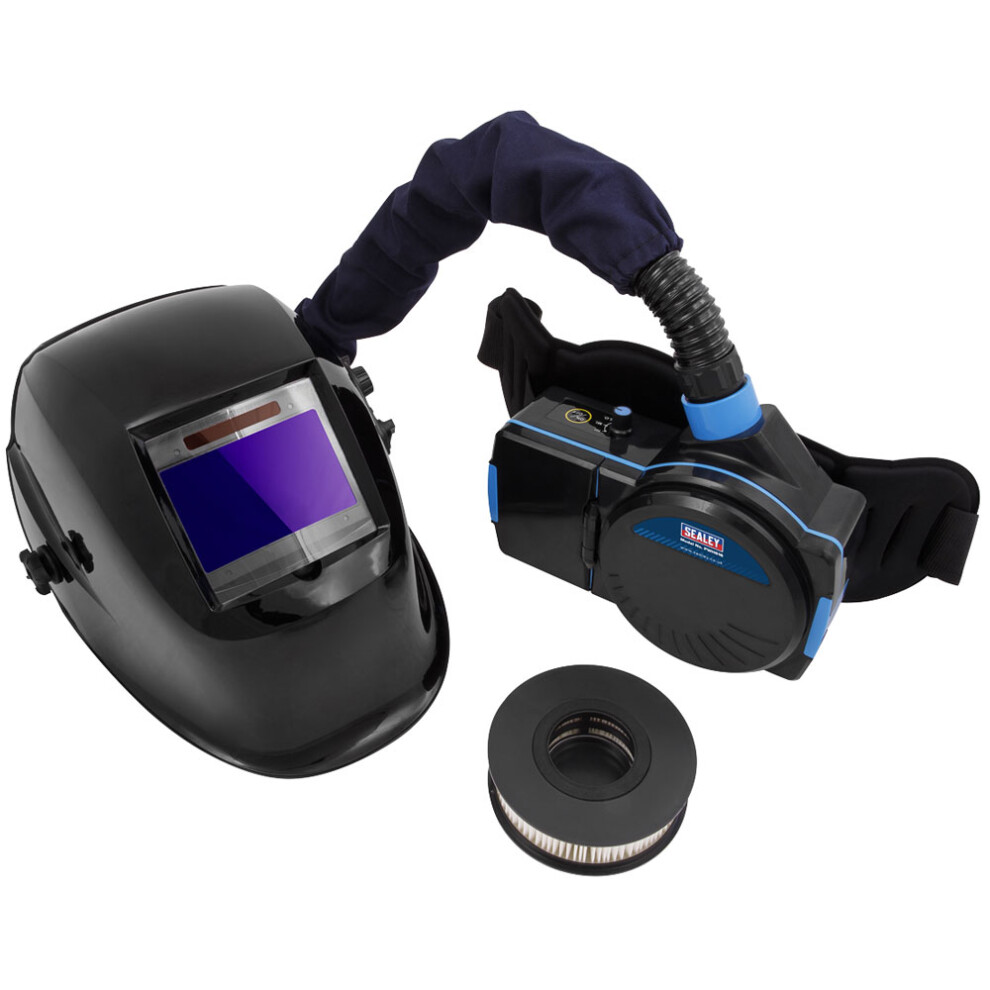 Sealey Auto Darkening Welding Helmet With Th2 Powered Air Purifying Respirator (Papr) Pwh616