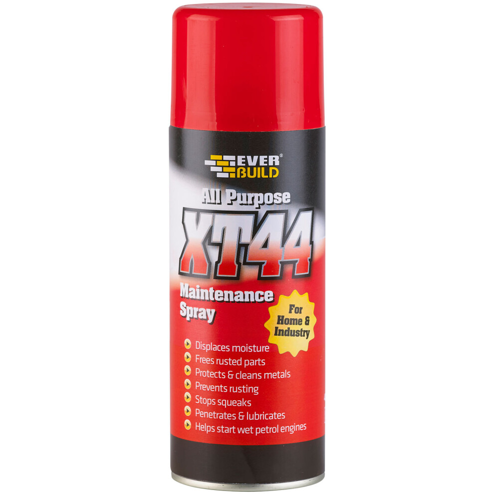 EVERBUILD "XT44" MULTI MAINTENANCE SPRAY, 400ml, 100s  OF USES (SIMILAR TO WD40)