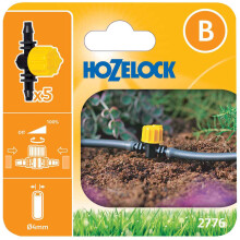 HOZELOCK - Micro Irrigation Flow Control Valves ø 4mm : Control Water Flow, Ideal for Isolating an Irrigation Area, UV-resistant [2776 0005]