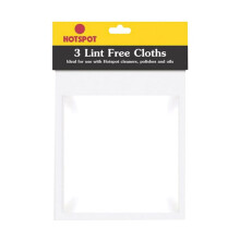 Hotspot Lint Free Cloths (Pack of 3) for Hotspot cleaners, polishes and oils