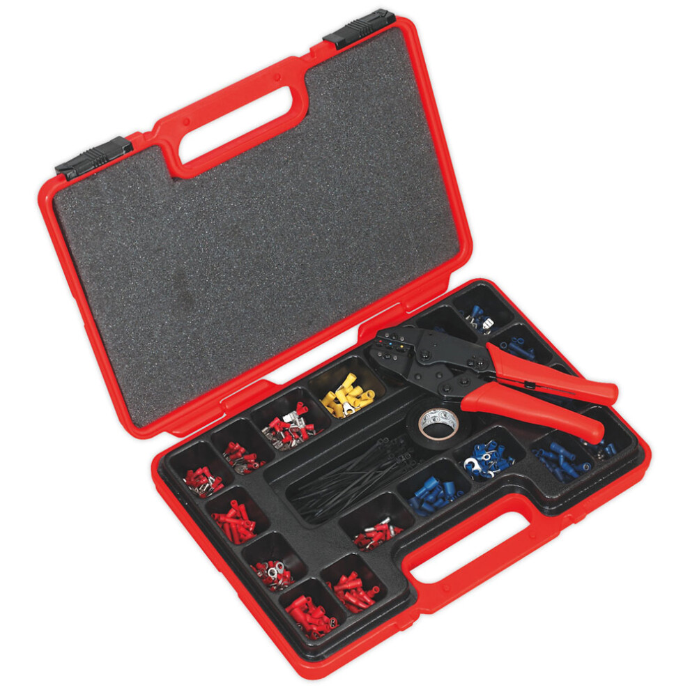 Sealey Ratchet Crimping Tool Kit 552Pc