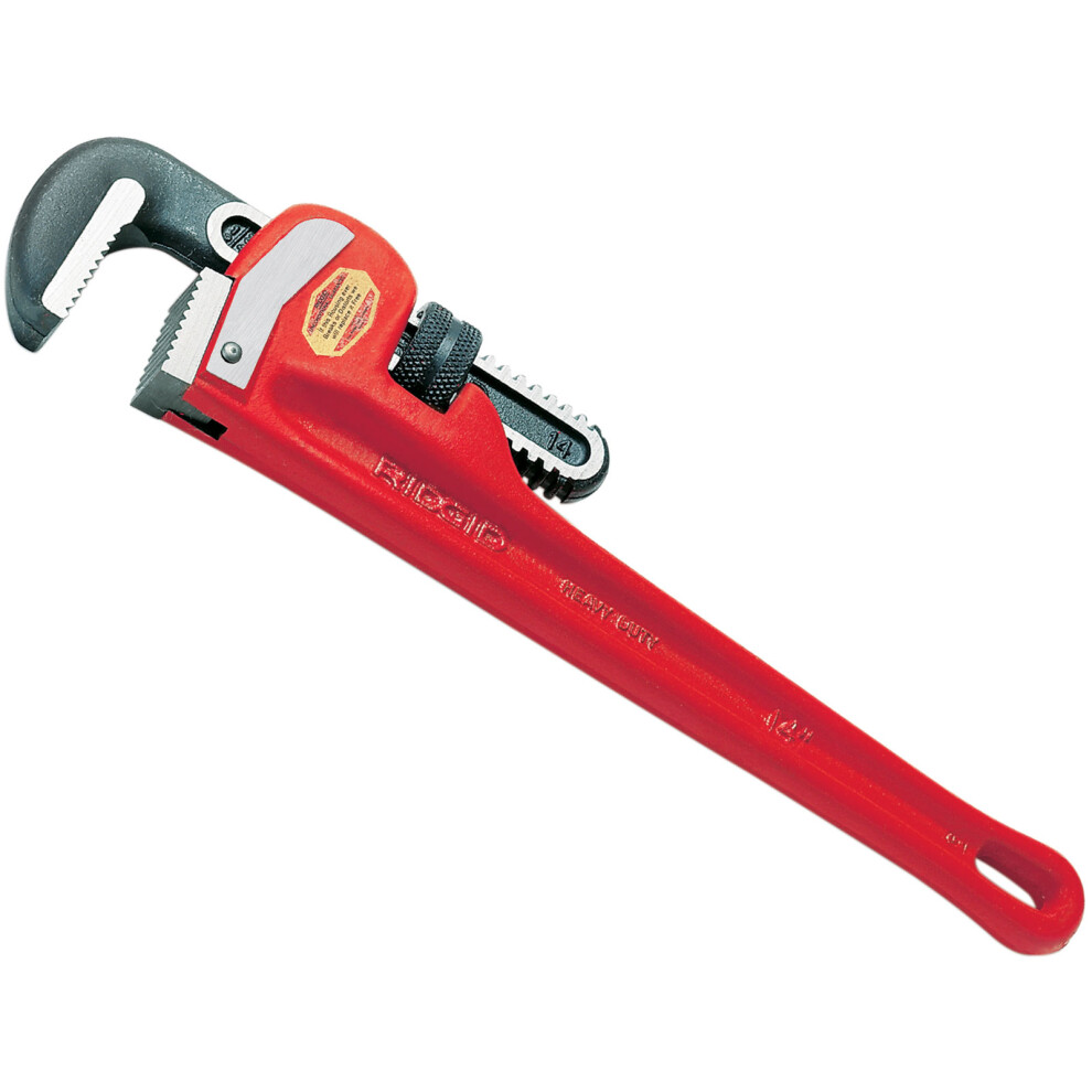 RIDGID 31005 Heavy-Duty Straight Pipe Wrench 200mm 8in Capacity 25mm