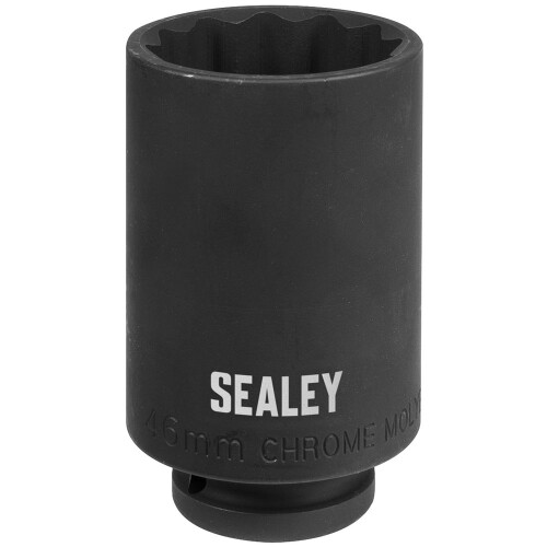 Sealey Sealey Impact Socket 1/2"Sq Drive 12-Point 46mm SX046