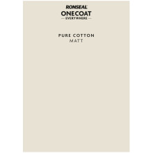 (Pure Cotton) Ronseal One Coat Everywhere Peel & Stick