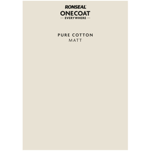 Ronseal (Pure Cotton) Ronseal One Coat Everywhere Peel & Stick