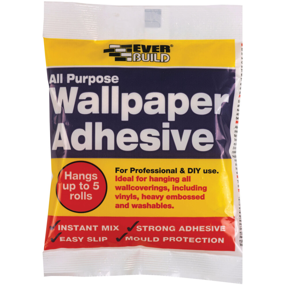EVERBUILD ALL PURP WALLPAPER PASTE 6PINT, 5ROLL, PASTE5 (488610)