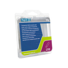 Rapid 40107356 Transparent Glue Sticks Pack of 13 12mm Diameter x 94mm