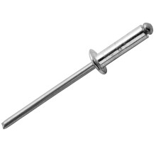 Rapid Rivets Standard Rivets Including Drill Bit, 4.8 x 16 mm, 5000382 - 100 Pieces
