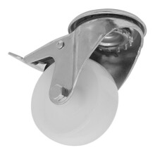 Heavy-Duty Nylon Castor Wheel Bolt Hole with Total Lock Ø80mm - Trade