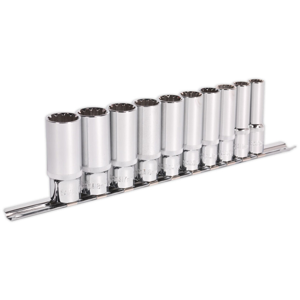 Socket Set 10pc Deep 3/8"Sq Drive Total Drive®