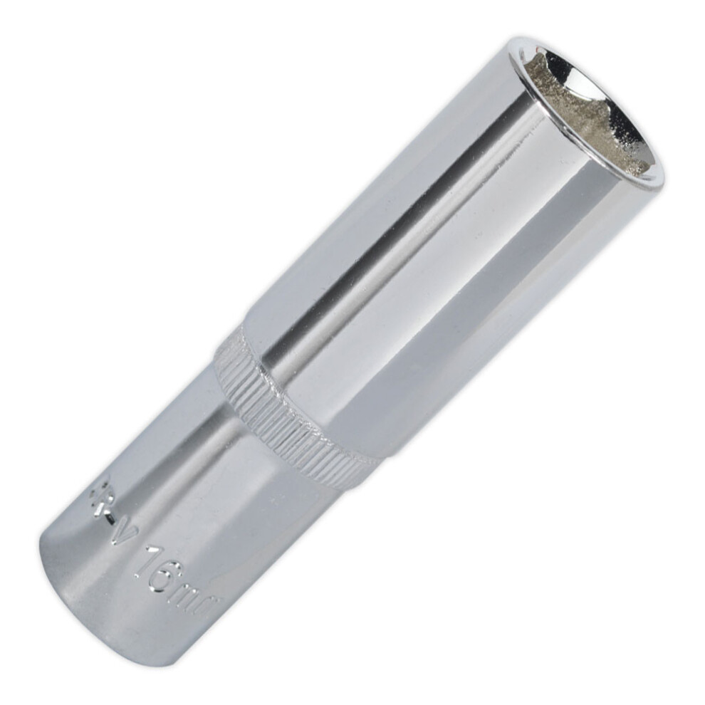 WallDrive® Socket 16mm Deep 1/2"Sq Drive Fully Polished