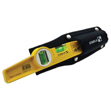 Stabila STB81SREM-25H Spirit Level Cast Aluminium Rare Earth Magnetic 2 Vial 10" 25cm With Holster