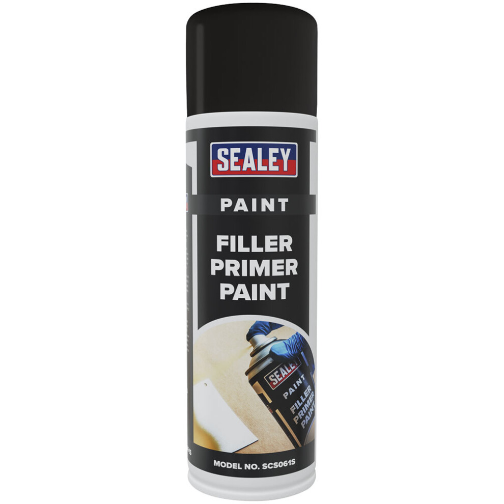 Sealey Scs061s Filler Primer Paint 500Ml