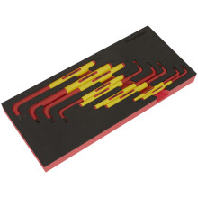 Insulated TRX-Star* Key 9pc with Tool Tray - VDE Approved