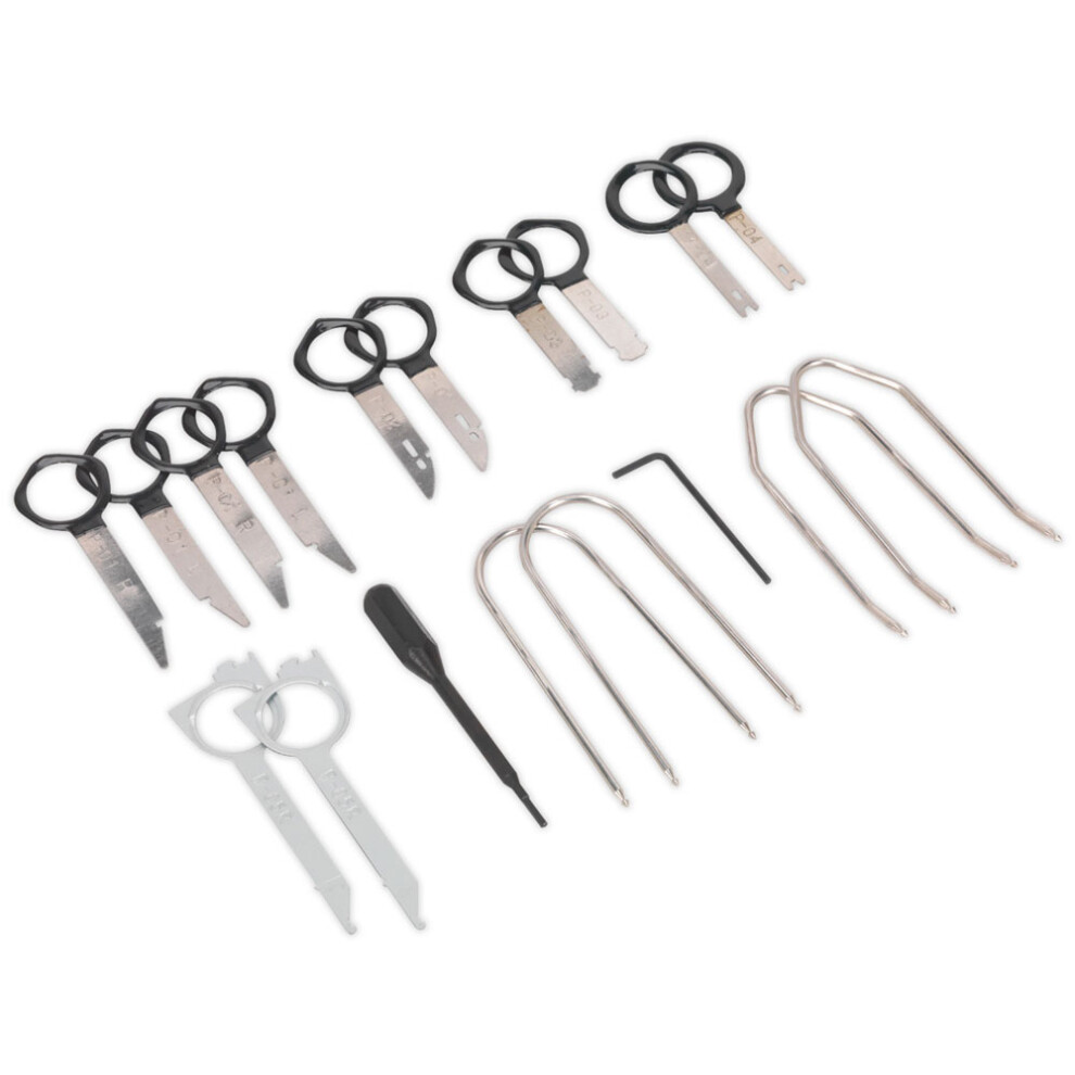 Sealey Vs8041 18Pc Radio Release Tool Set