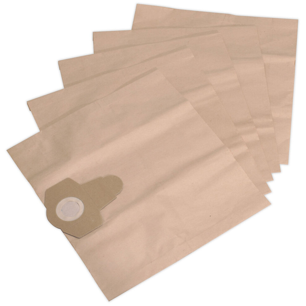 Sealey Dust Collection Bag For Pc300 Series Pack Of 5