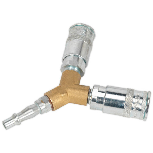 Sealey Twin Coupling Bodies Y-Adaptor