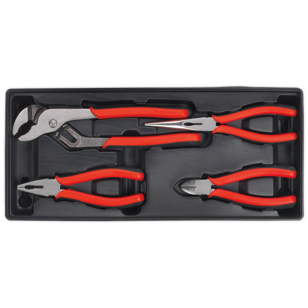 Tool Tray with Pliers Set 4pc