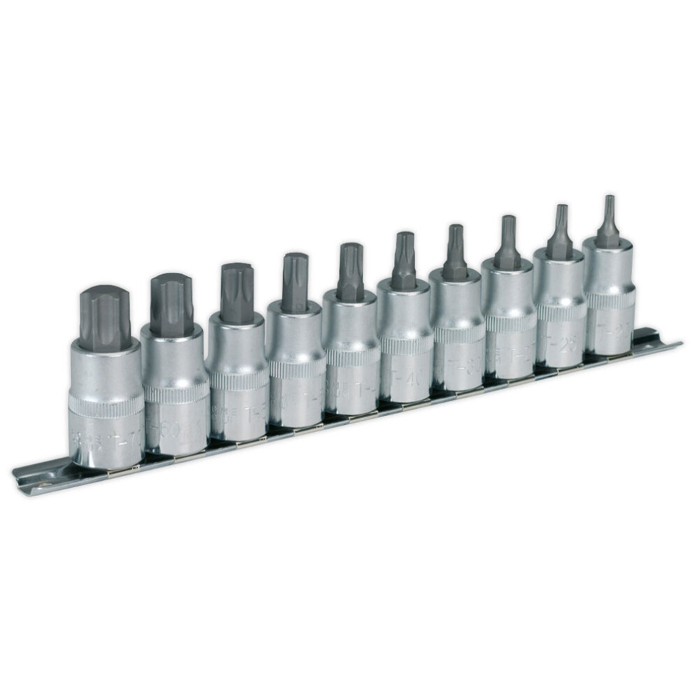 TRX-Star* Socket Bit Set 10pc 1/2"Sq Drive