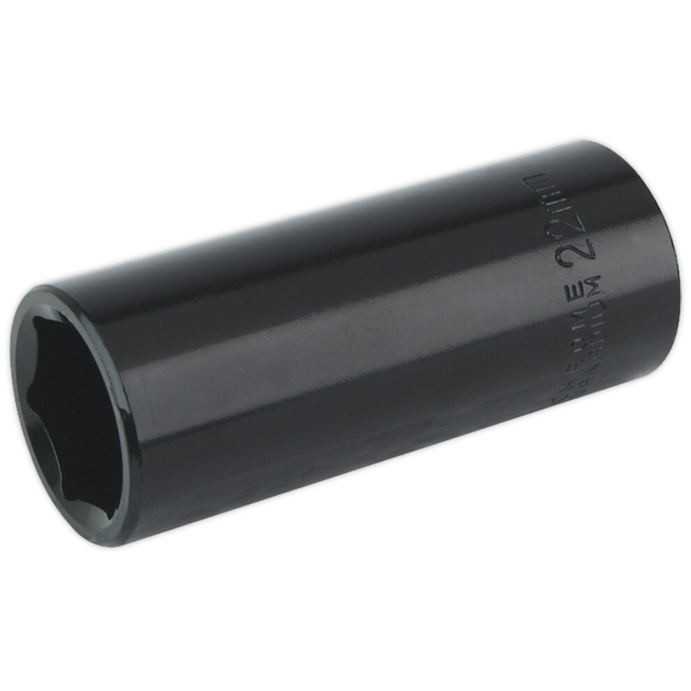 Impact Socket 22mm Deep 1/2"Sq Drive