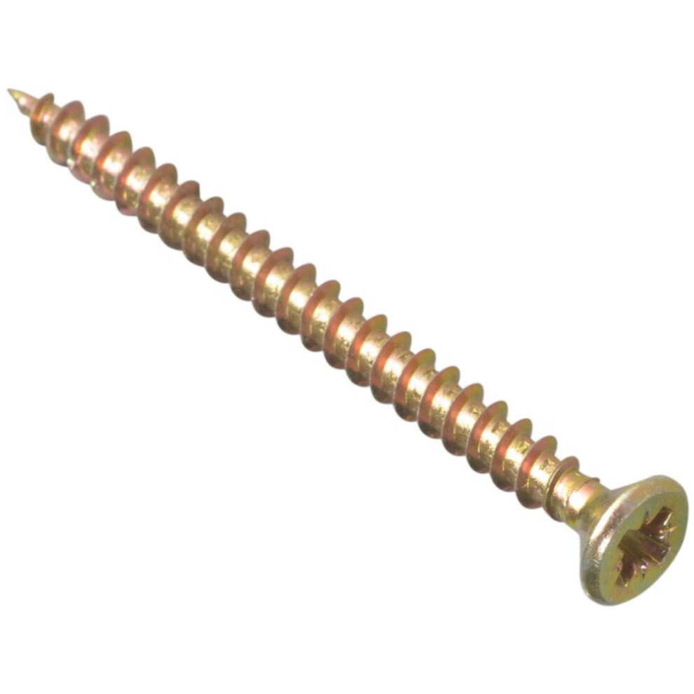 Forge MPS450Y Multi-Purpose Pozi Screw CSK ST ZYP 4.0 x 50mm Box of 200