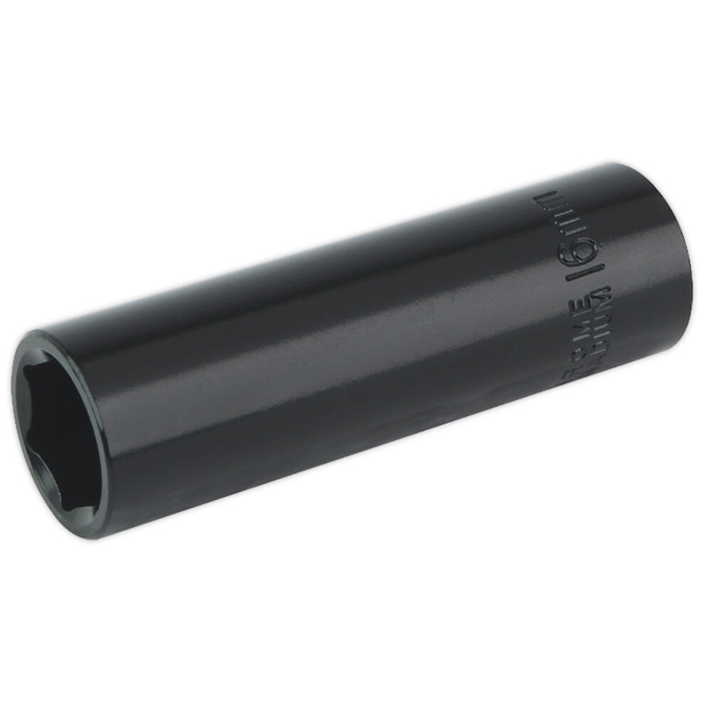 Impact Socket 16mm Deep 1/2"Sq Drive