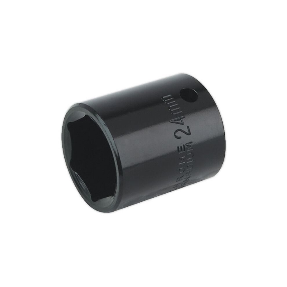Sealey Is1224 Impact Socket 24Mm 1/2Sq Drive