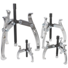 Gear Reversible Puller Set 4pc Triple Leg