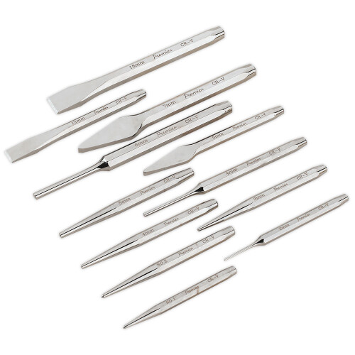 Sealey Punch & Chisel Set 12pc
