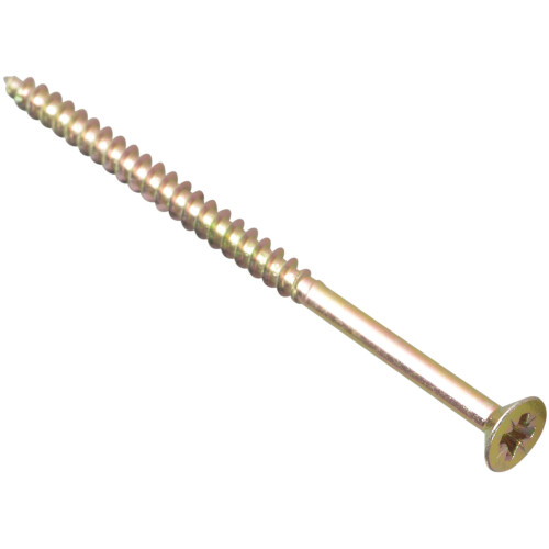 Forge MPS475Y Multi-Purpose Pozi Screw CSK ST ZYP 4.0 x 75mm Box of 100
