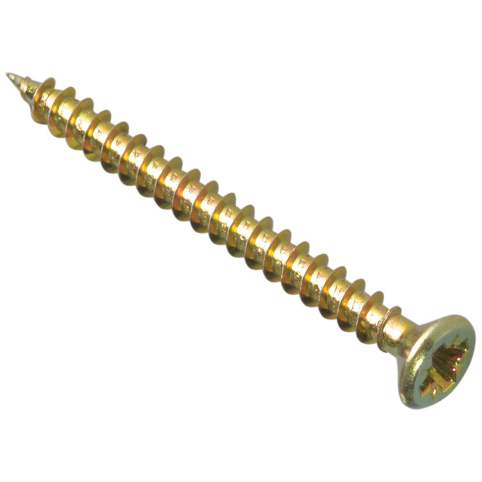 Forgefix Forge Mps3550y Multi-Purpose Pozi Screw Csk St Zyp 3.5 X 50Mm Box Of 200