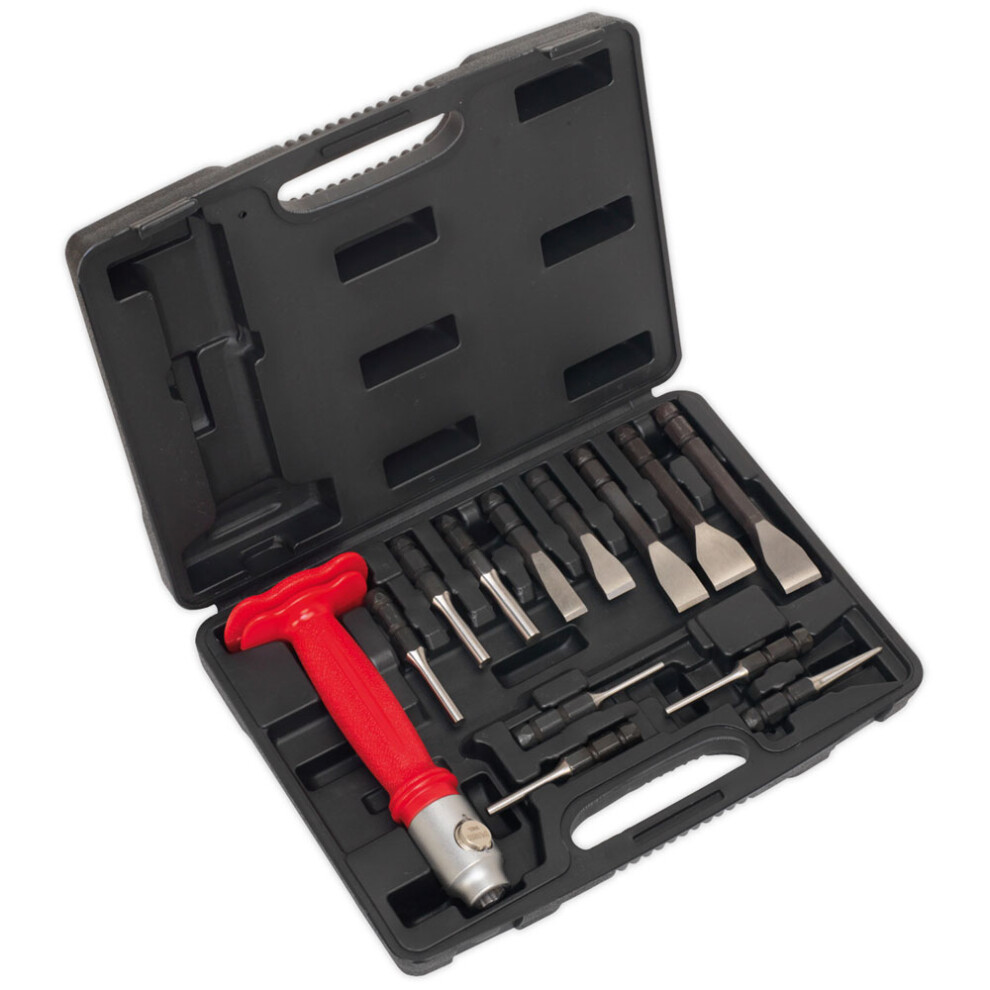 Interchangeable Punch & Chisel Set 13pc
