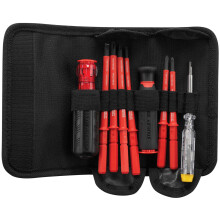 Stanley Fatmax VDE Multi-Bit 10 Piece Screwdriver Set in Pouch fmht66426-0