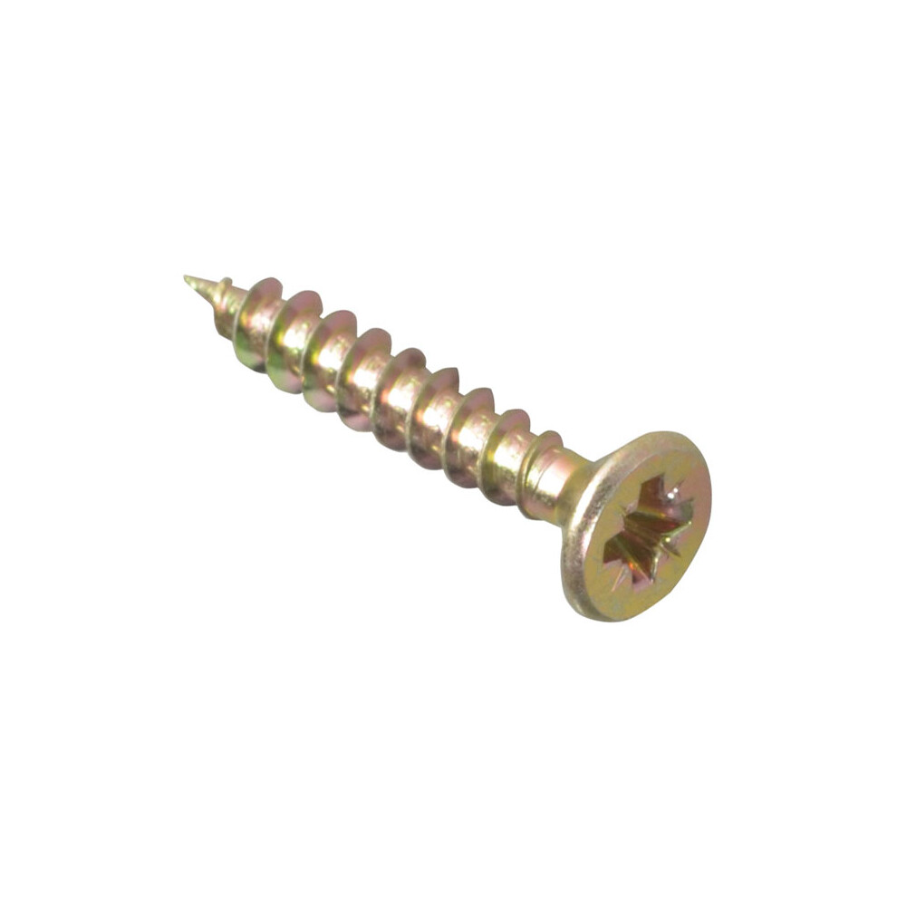 Forge MPS425Y Multi-Purpose Pozi Screw CSK ST ZYP 4.0 x 25mm Box of 200