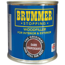 Brummer Wood Filler Dark Mahogany 250g - The Original And Still The Best