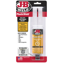 JB Weld PlasticWeld 50132UK - Carded 25ml Resealable Syringe