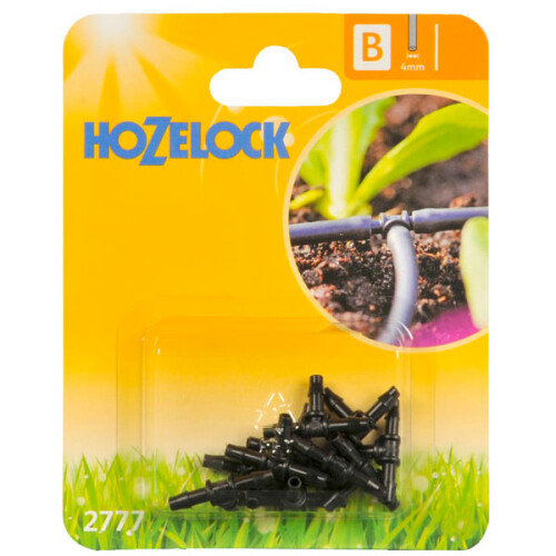 Hozelock Hozelock T Piece Connectors 4mm (12 pack)
