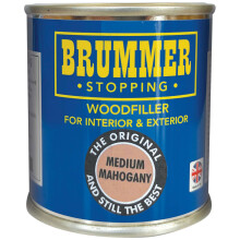Brummer Wood Filler Medium Mahogany 250g - The Original And Still The Best