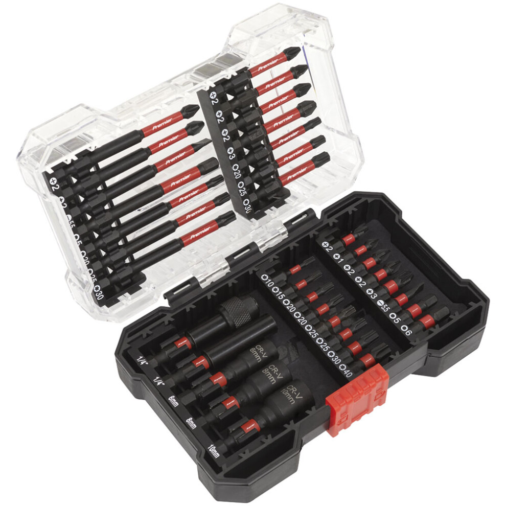 Sealey Power Tool Bit Set 35Pc Impact Grade