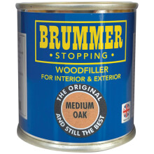 Brummer Wood Filler Medium Oak 250g - The Original And Still The Best
